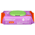 Freestyle Soft Bamboo Wipes - 72 Count - Gentle & Absorbent