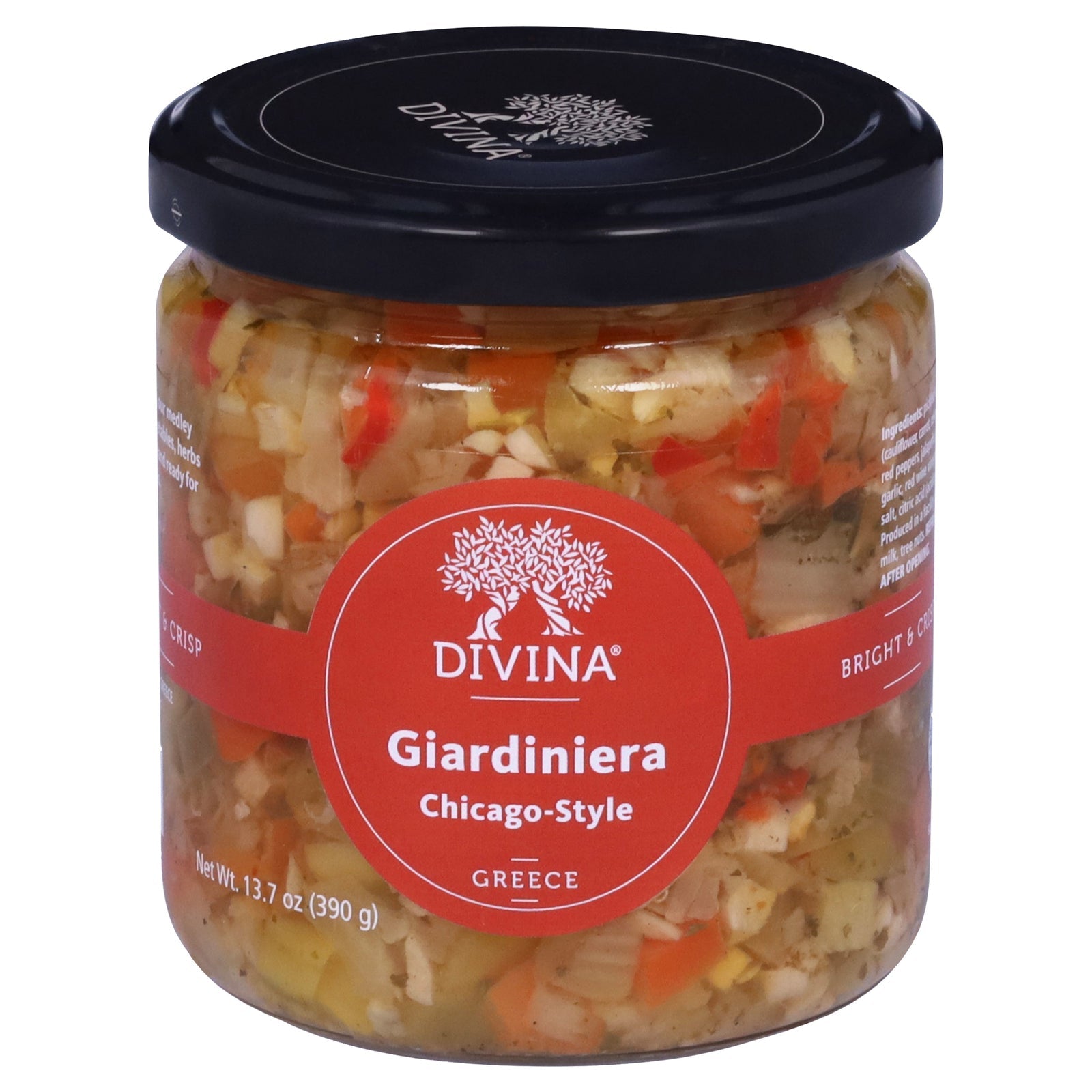 Divina Giardiniera Chicago - 13.7 Oz (Pack of 6) - Italian Pickled Vegetables