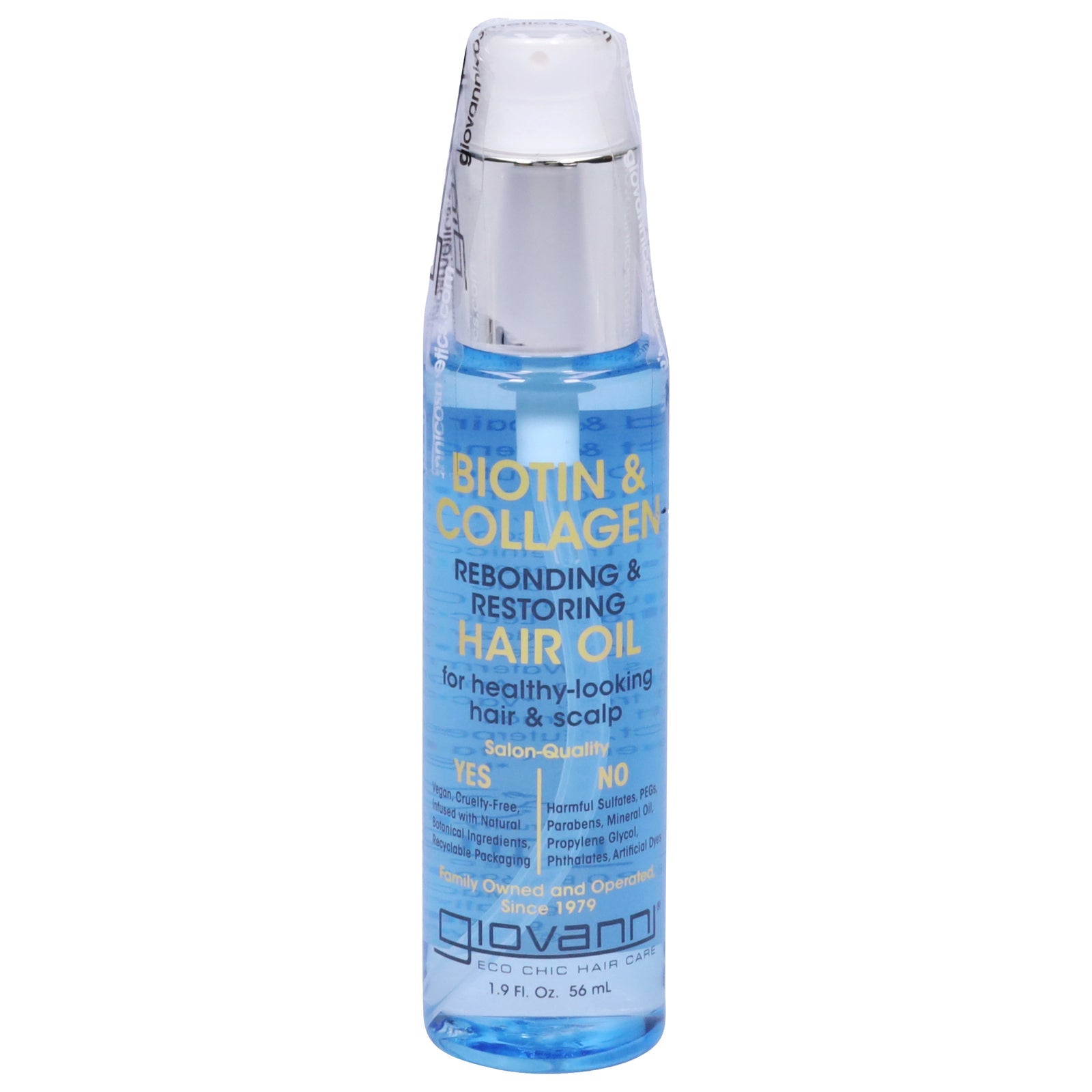 Giovanni Bio Colg Restore Hair Oil - Frizz Control & Shine - 1.9 fl oz