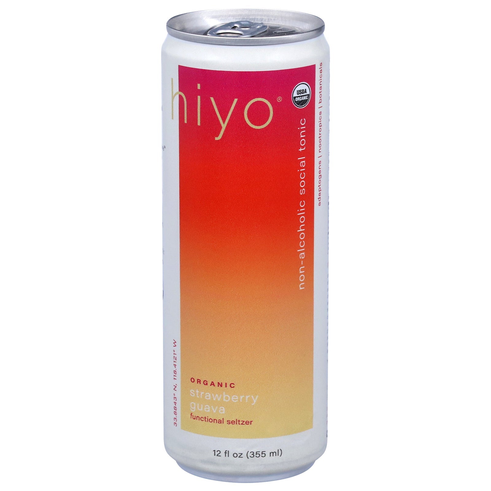 Hiyo Seltzer Strawberry Guava - 12 fl oz  (12 Pack)