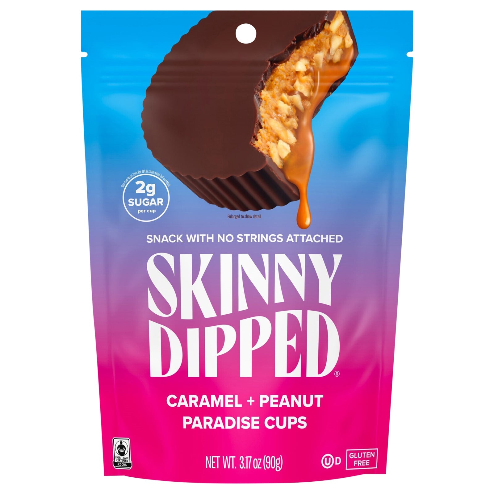 Skinnydipped Pnut Cup Caramel Paradise (Pack of 10) - 3.17 Oz - Peanut Butter Cups