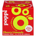 Poppi - Prebiotic Soda, Cherry Limeade 4/12 fl oz (Pack of 6) - Healthy Sparkling Beverage