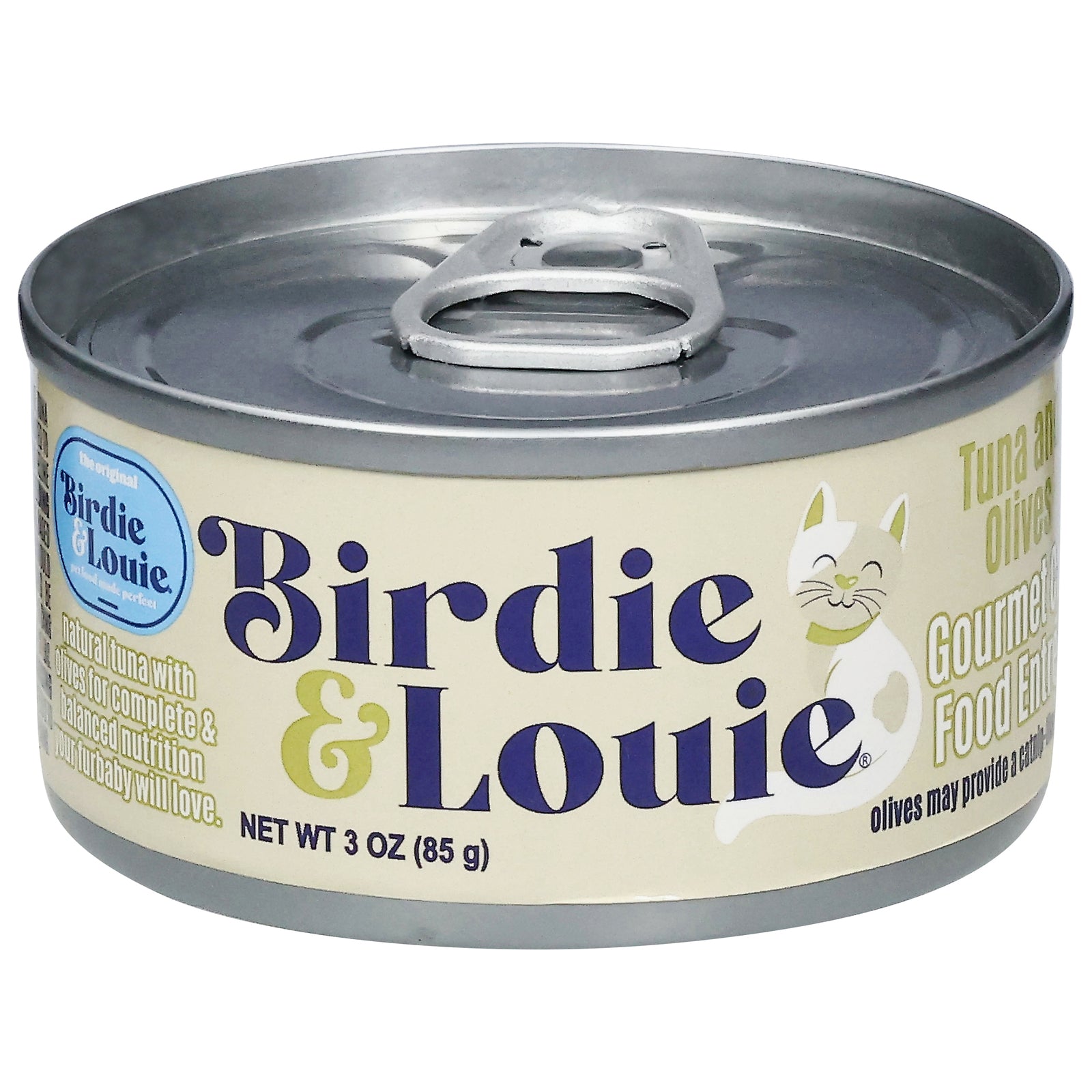 Birdie & Louie Tuna Olivies Cat Food - 12 x 3 oz  - Grain-Free & Delicious