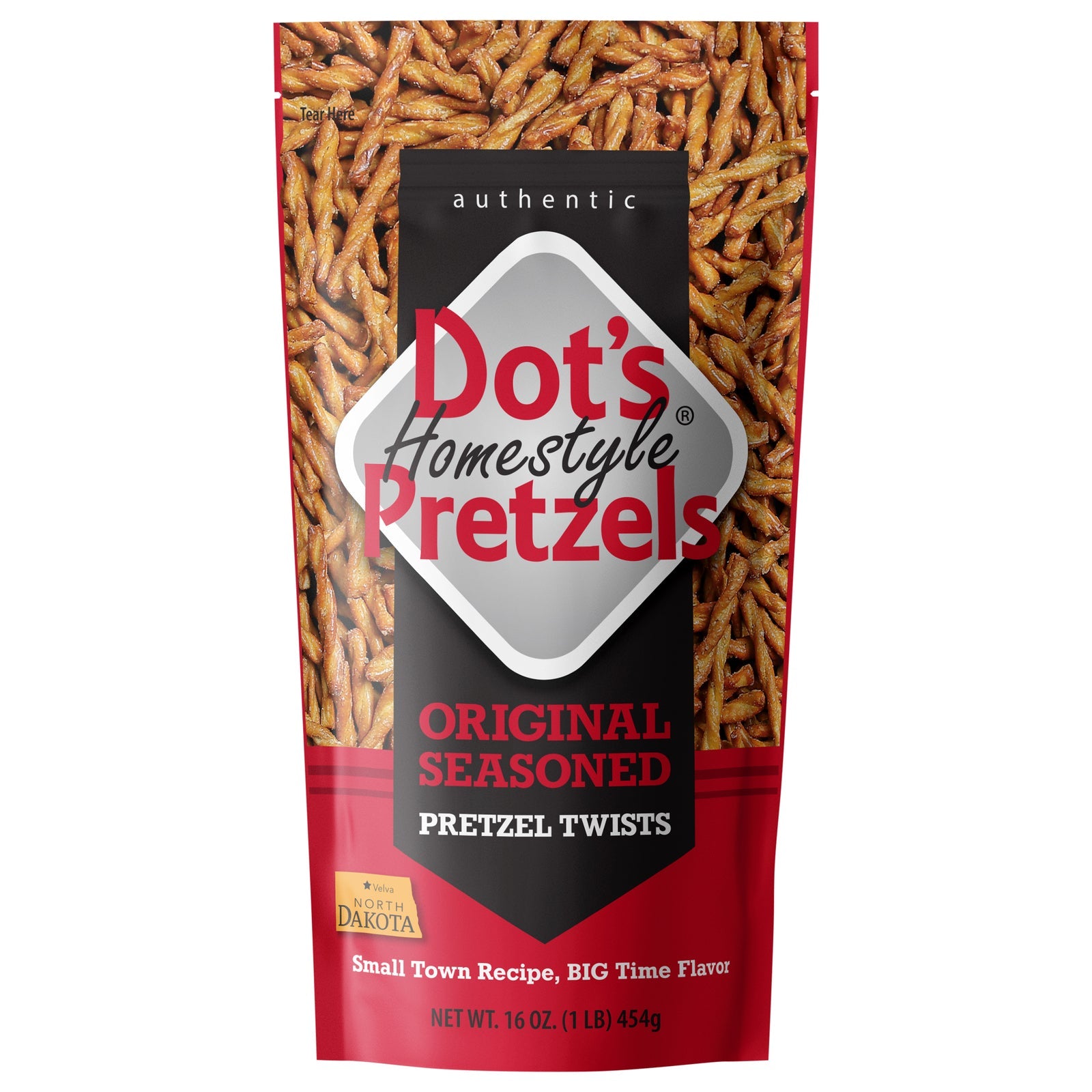 Dot's Homestyle Pretzels Original - 16 oz Bags - 10 Count Case