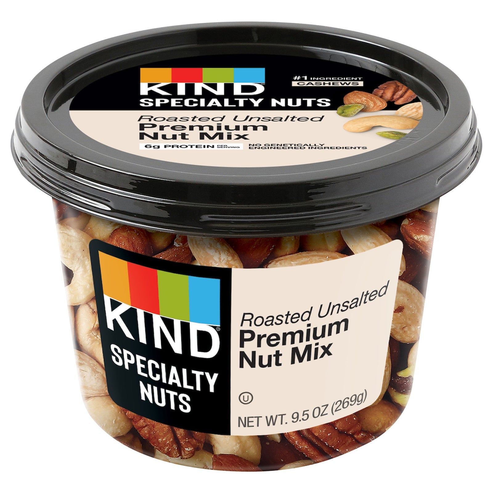 Kind Nut Mix Roasted No Salt Premium, 6 x 9.5 oz
