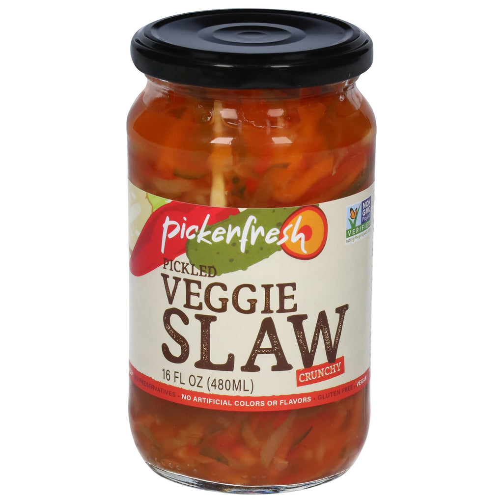 Pickerfresh, Veggie Slaw Pickled, Case of 6, 16 Fl Oz