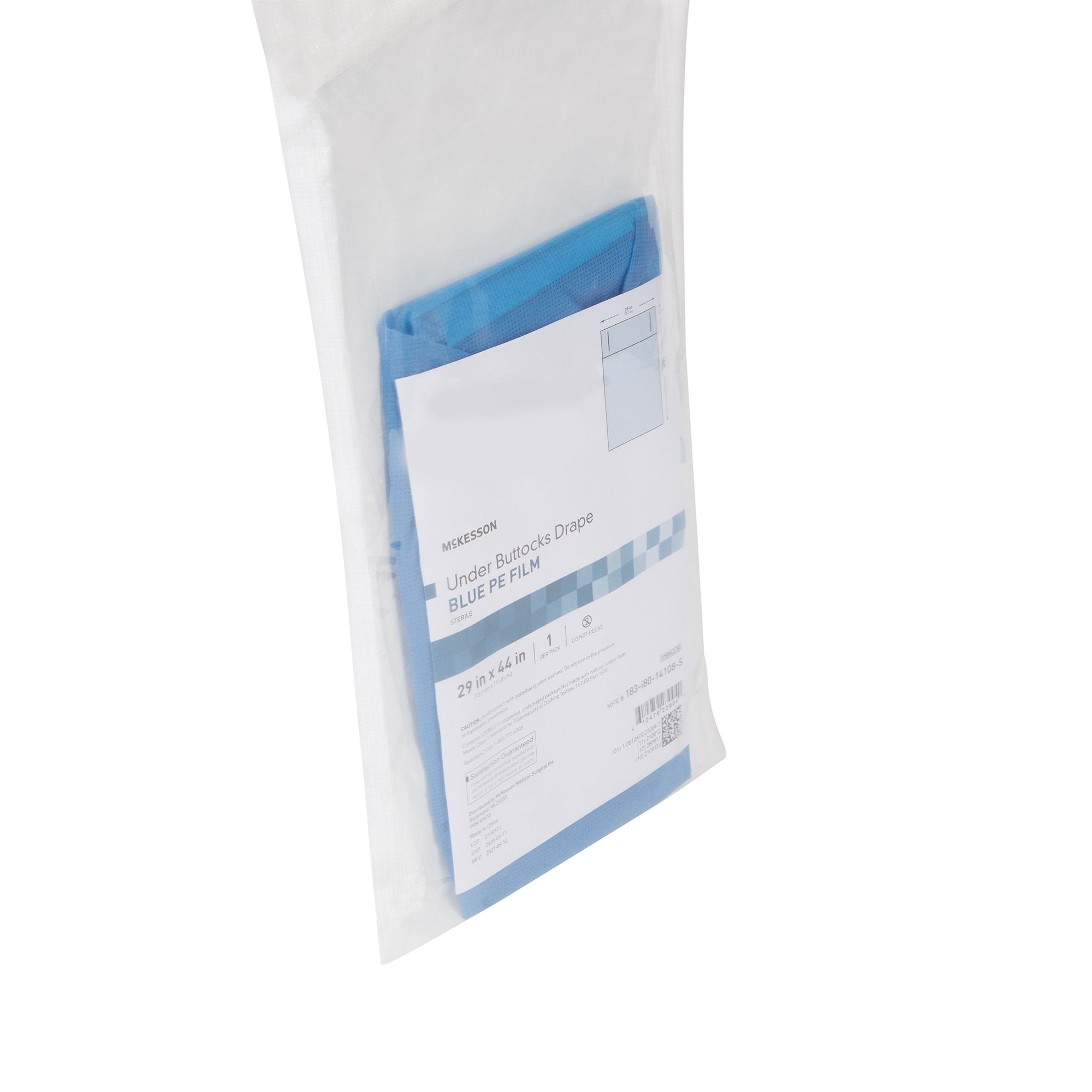 McKesson Sterile Under Buttocks Obstetrics / Gynecology Drape, 29 x 44 Inch 183-I80-14108-S