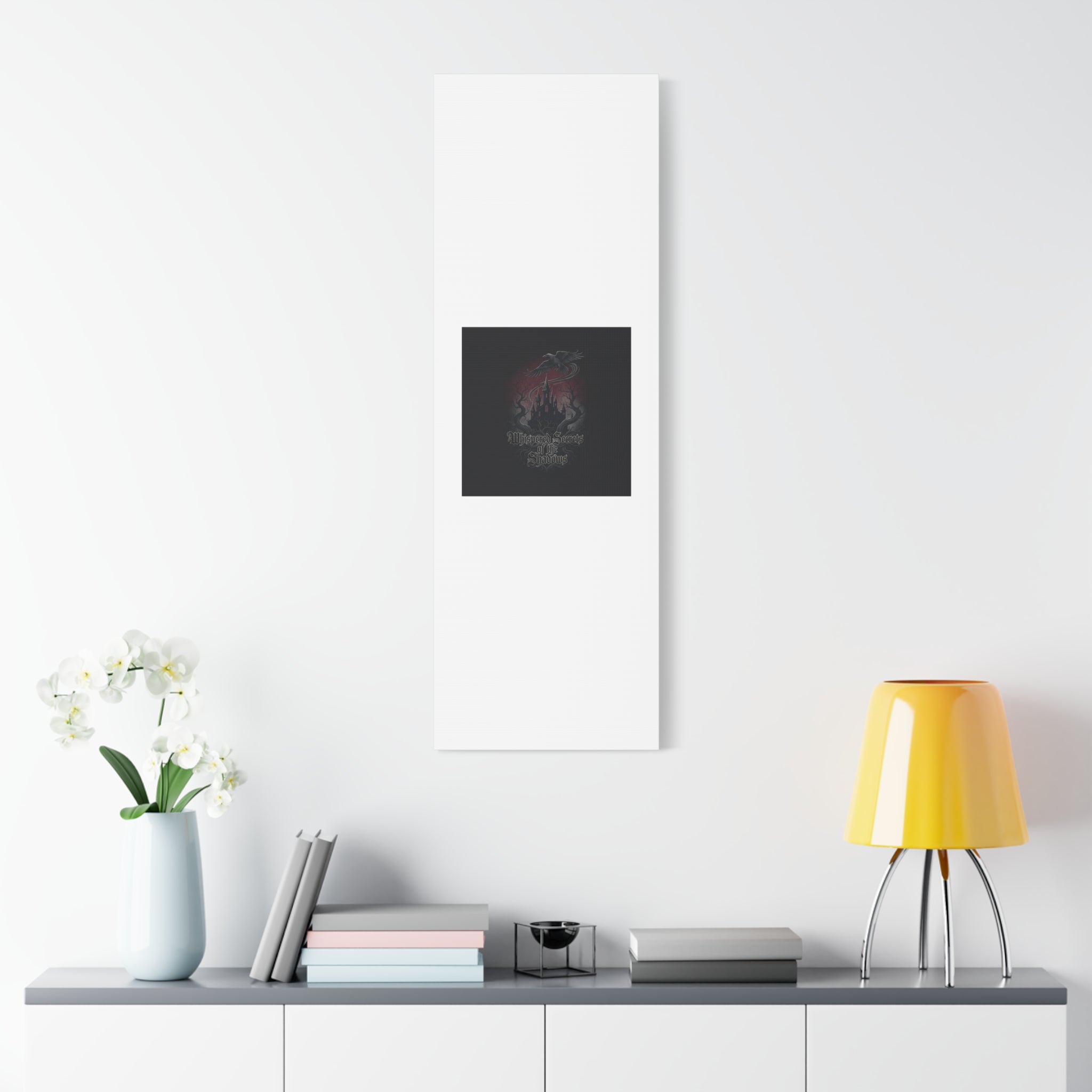 Whispered Secrets of the Shadows Castle Wall Art, Matte Canvas | Gothic Medieval Decor