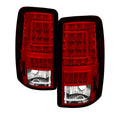 SPYDER Xtune GMC Yukon Denali 01-06 Version 2 C Shape LED Tail Lights Red Clear ALT-ON-CD00-G2-LED-RC 5081513
