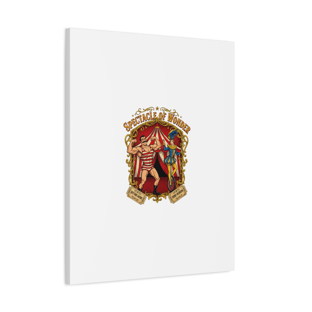 Spectacle of Wonder Circus Art Print, Canvas | Vintage Carnival Design