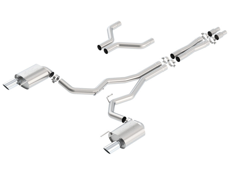 Borla Atak Cat-Back 15-17 Ford Mustang GT 5.0L V8 MT/AT 3in pipe 4in tip 140630
