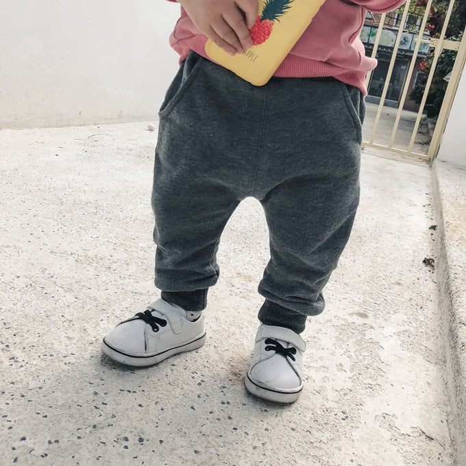 boys casual pants autumn loaded Korean children's casual sweatpants baby cartoon loose trousers