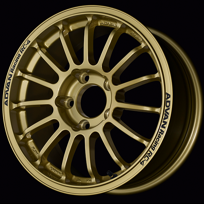 Advan RC-4 15x6.5 / +38 Offset / 4x100 / 63mm Bore / Rally Gold YAU5D38AZ