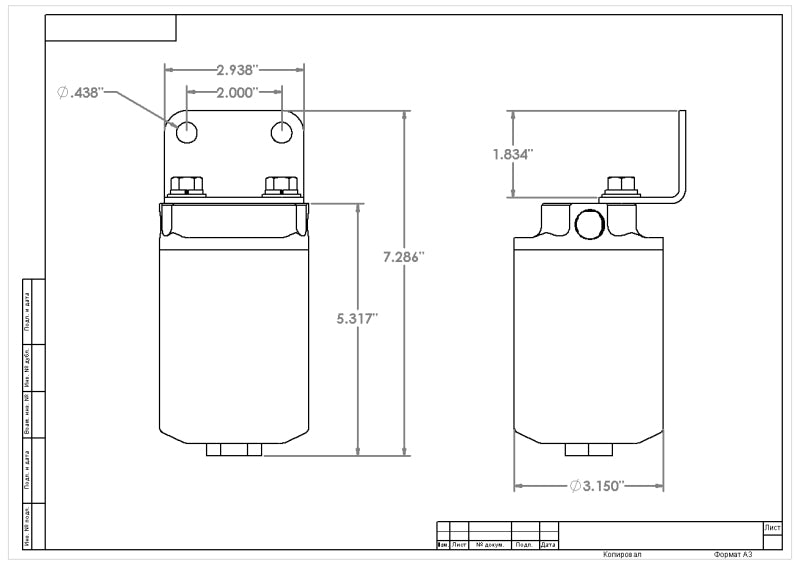 Aeromotive 10 Micron Element for Canister Filters