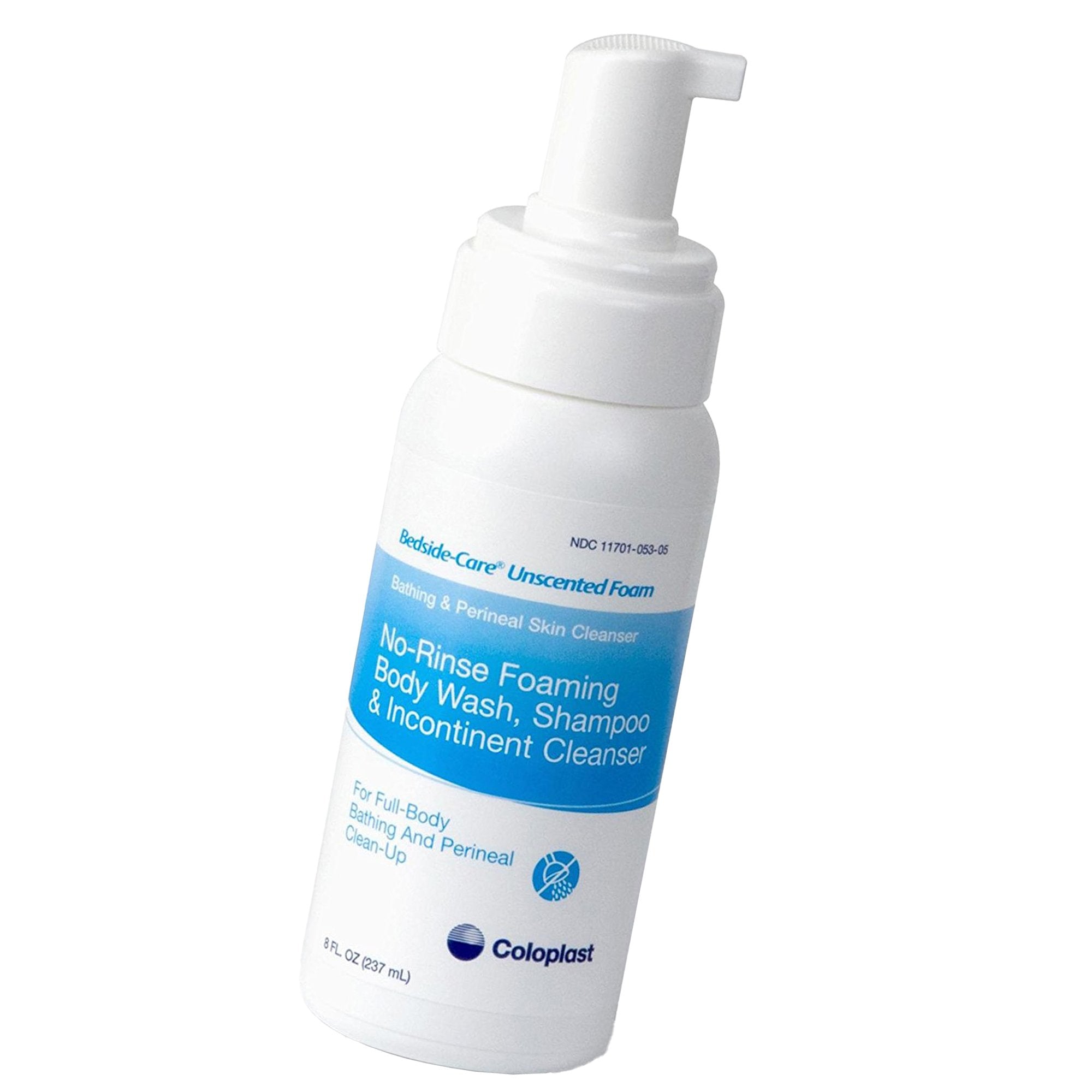 Bedside-Care® Foam Cleanser, Unscented, Shampoo and Body Wash, 8.1-ounce bottle COI67146