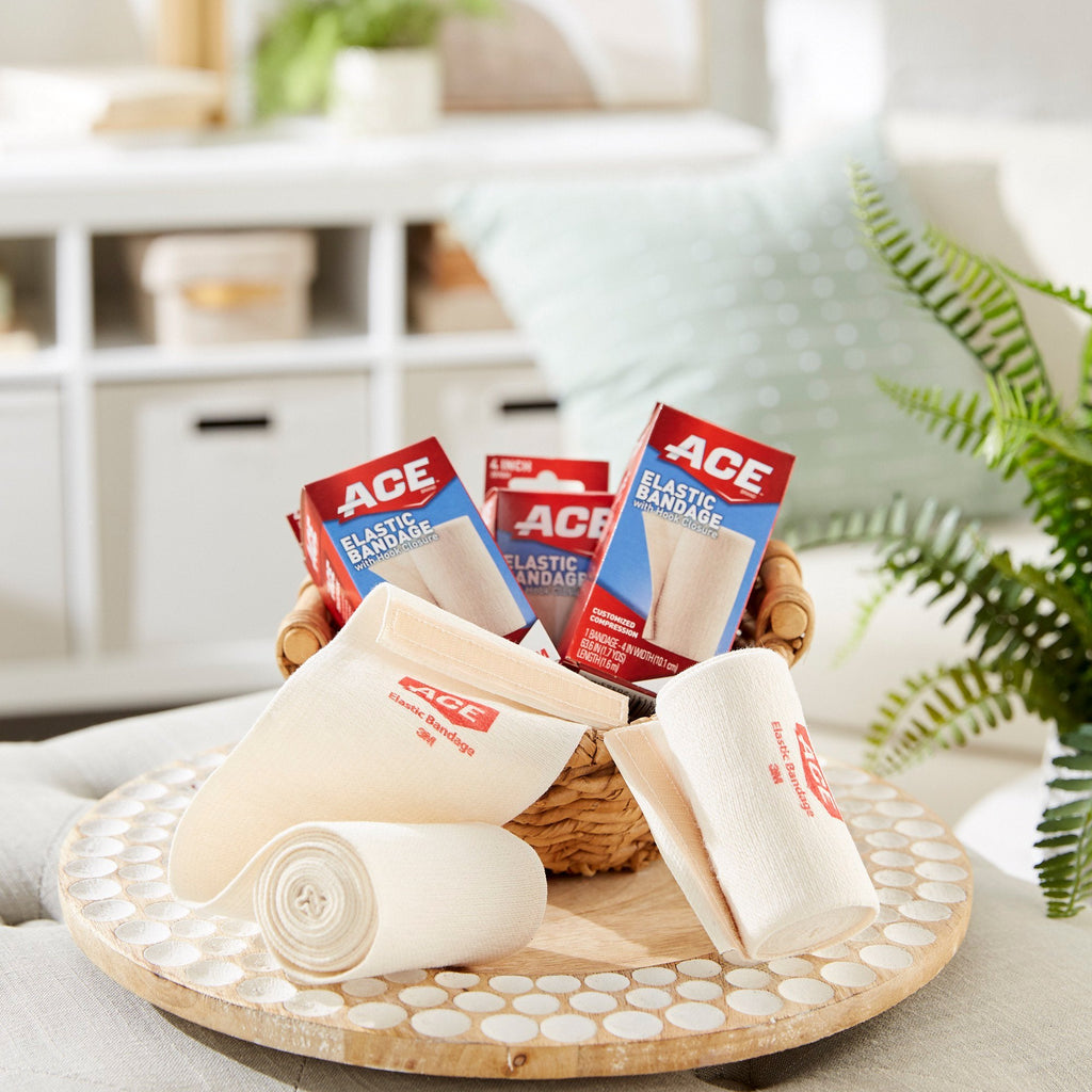3M™ Ace™ Single Hook and Loop Closure Elastic Bandage, 4 Inch Width 207604