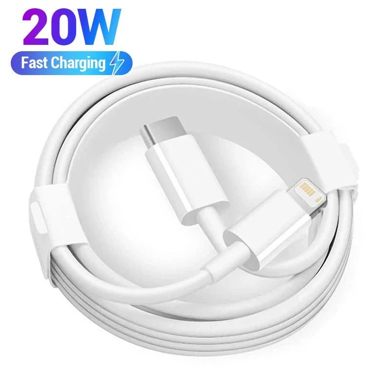 20W Fast Charging Cable – USB - C to Lightning Cord - PhishStones Products