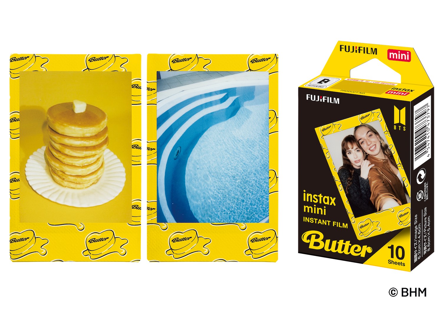 BTS Fujifilm Collaboration Instax Mini Film Butter Version