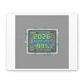 2026 Loading 99% Canvas | NYE countdown, retro system interface