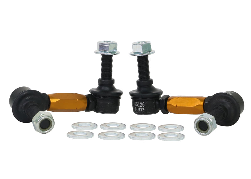 Whiteline Sway Bar Link Kit Heavy Duty Adj Steel Ball Infiniti G35 2003-2008
