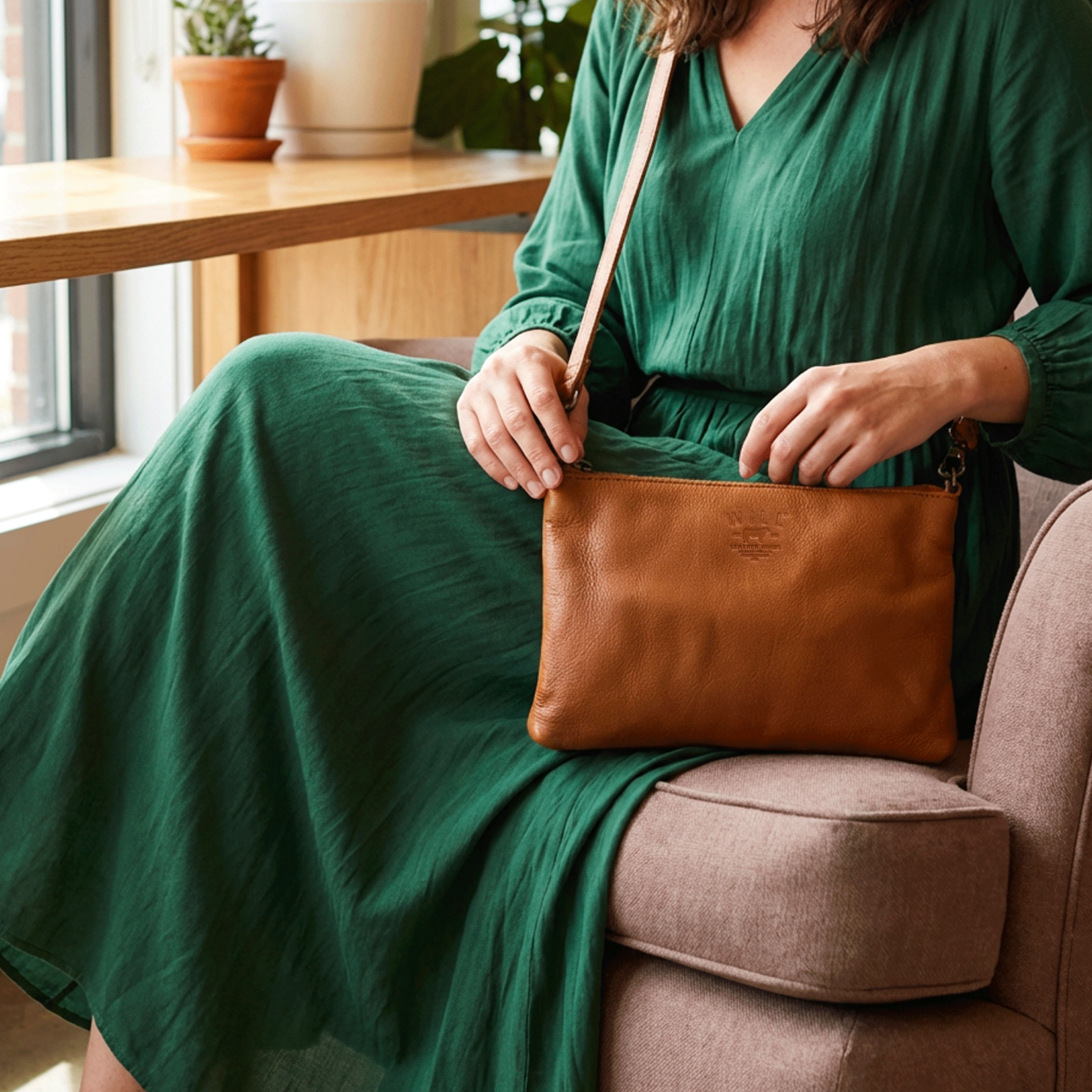 Zip Pouch Crossbody