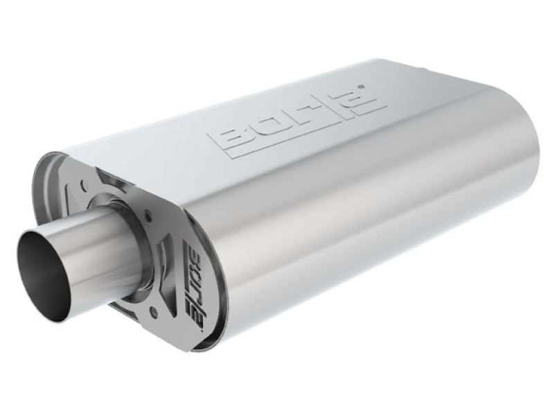 Borla Big Block Chevrolet 396/402/427 2.5in Offset Inlet / 2.5in Center Outlet Crate Muffler 400851