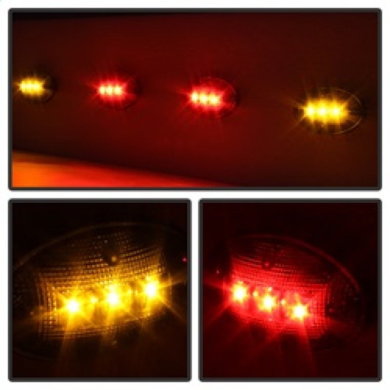 SPYDER Xtune Ford Superduty F250-F550 99-10 Dually Fender LED Side Fender Lights Smoke ACC-LED-FDSD99-SL-SM 9924668