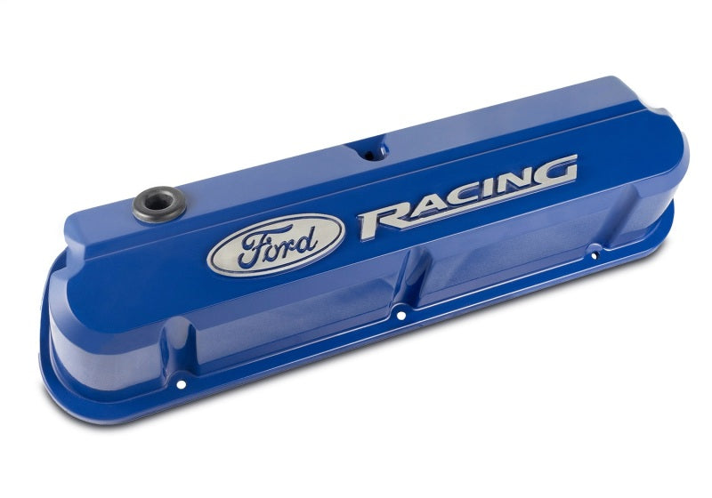 Ford Slant Edge Valve Cover Set w/Ford Racing Logo FRD302-136