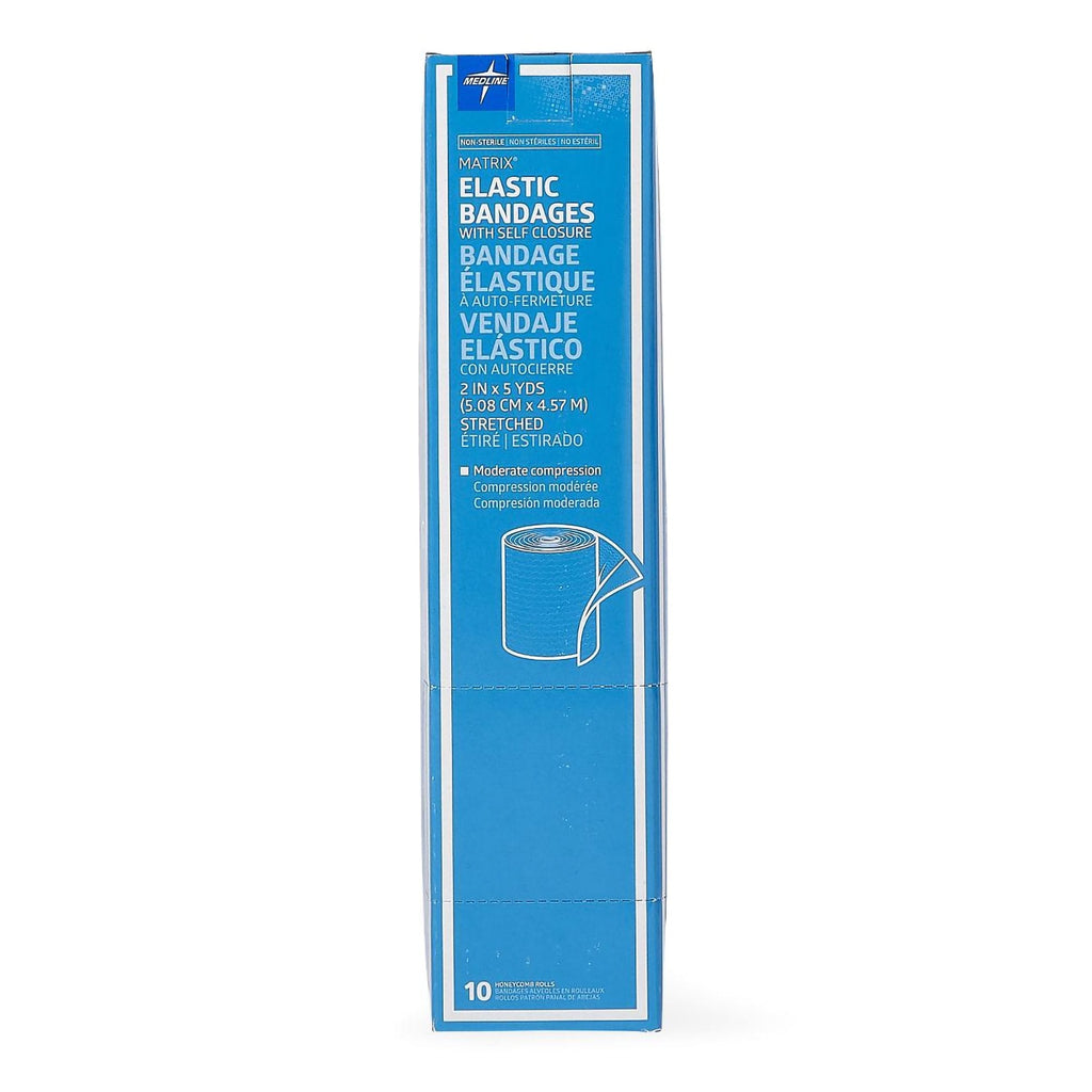 Matrix Double Hook and Loop Closure Elastic Bandage, 2 Inch x 5 Yard MDS087002LF