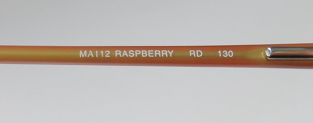 D&A Ma112 Raspberry Eyeglasses