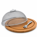 Olive 3 Piece Picnic Cheese Board / Spreader