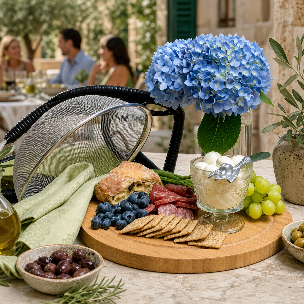 Olive 3 Piece Picnic Cheese Board / Spreader