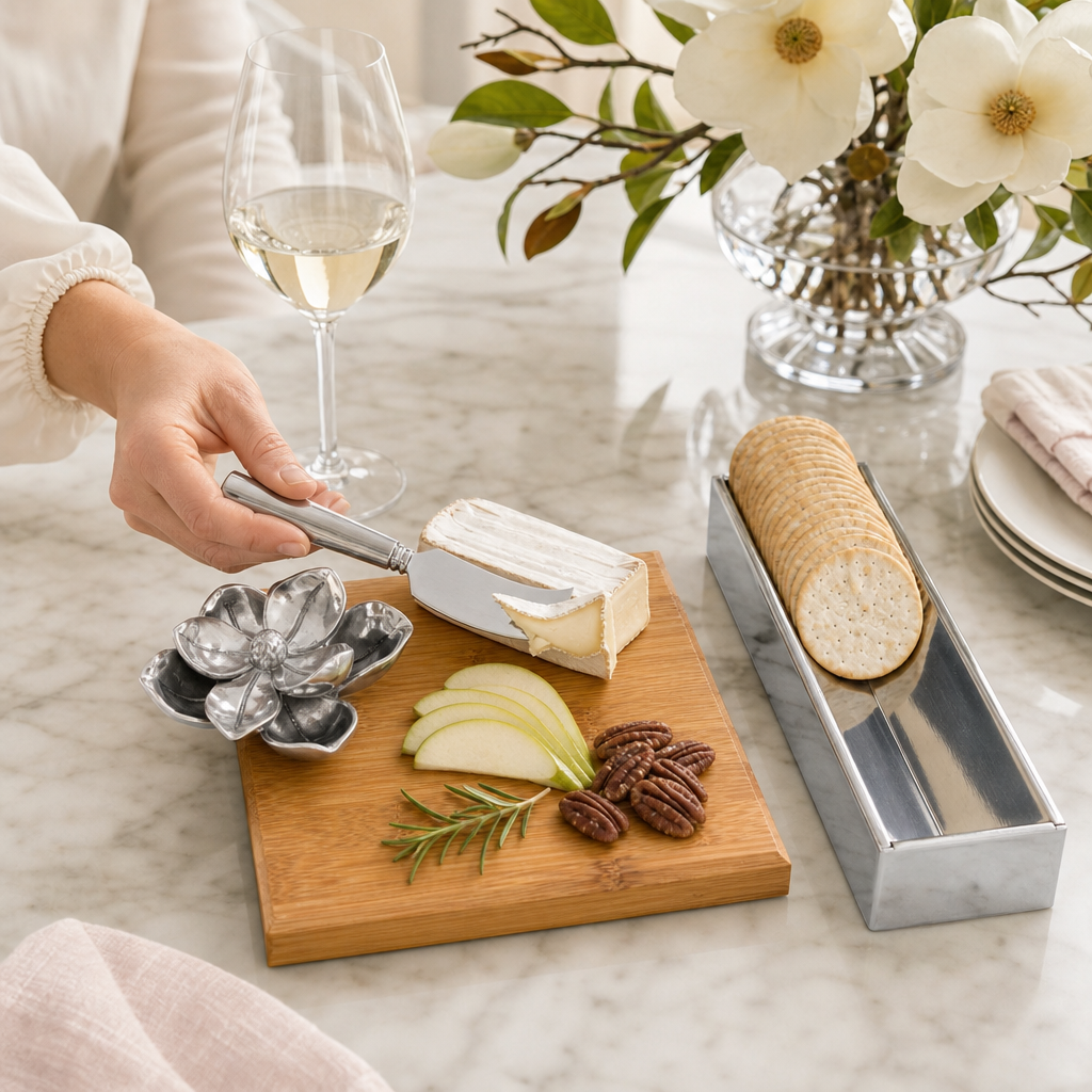 Magnolia Bamboo Cheese Set