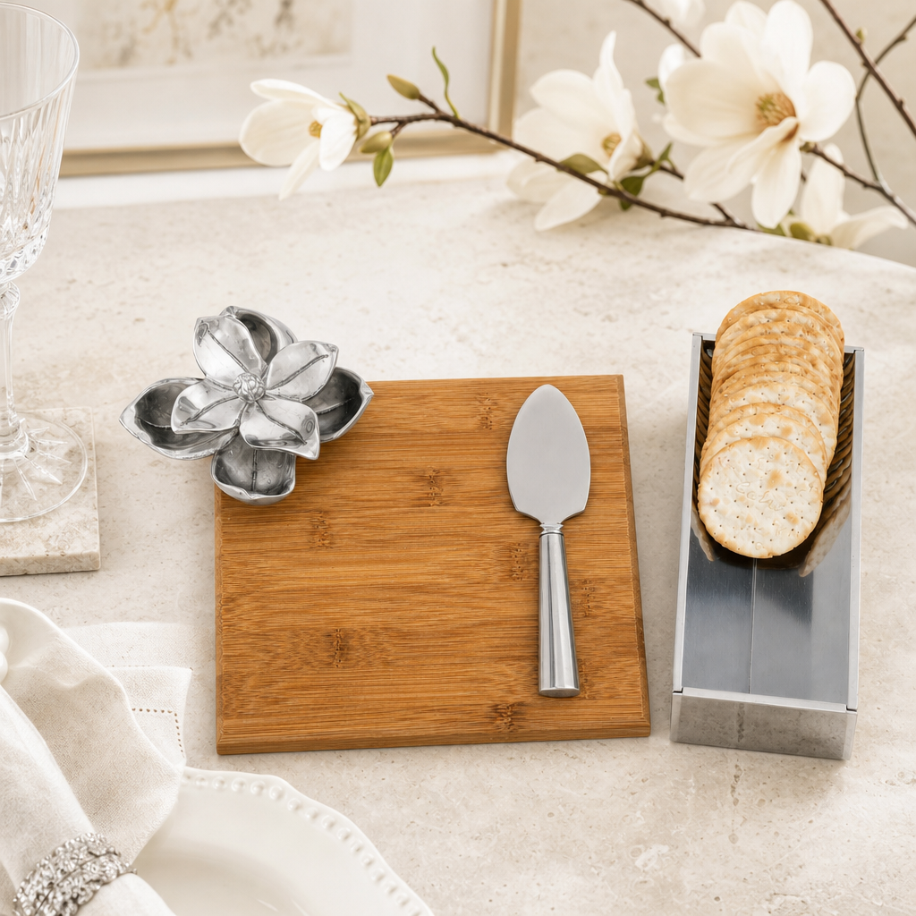 Magnolia Bamboo Cheese Set