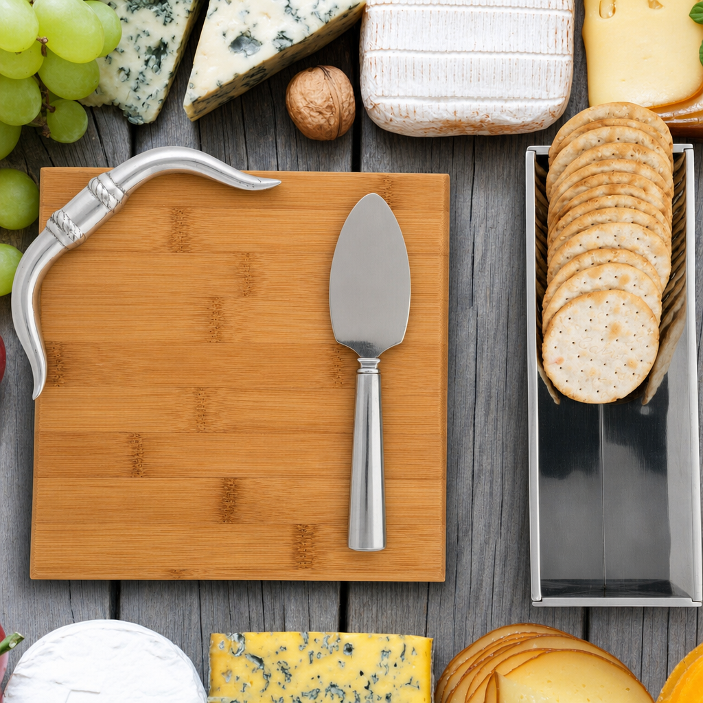 Longhorn Bamboo Cheese Set