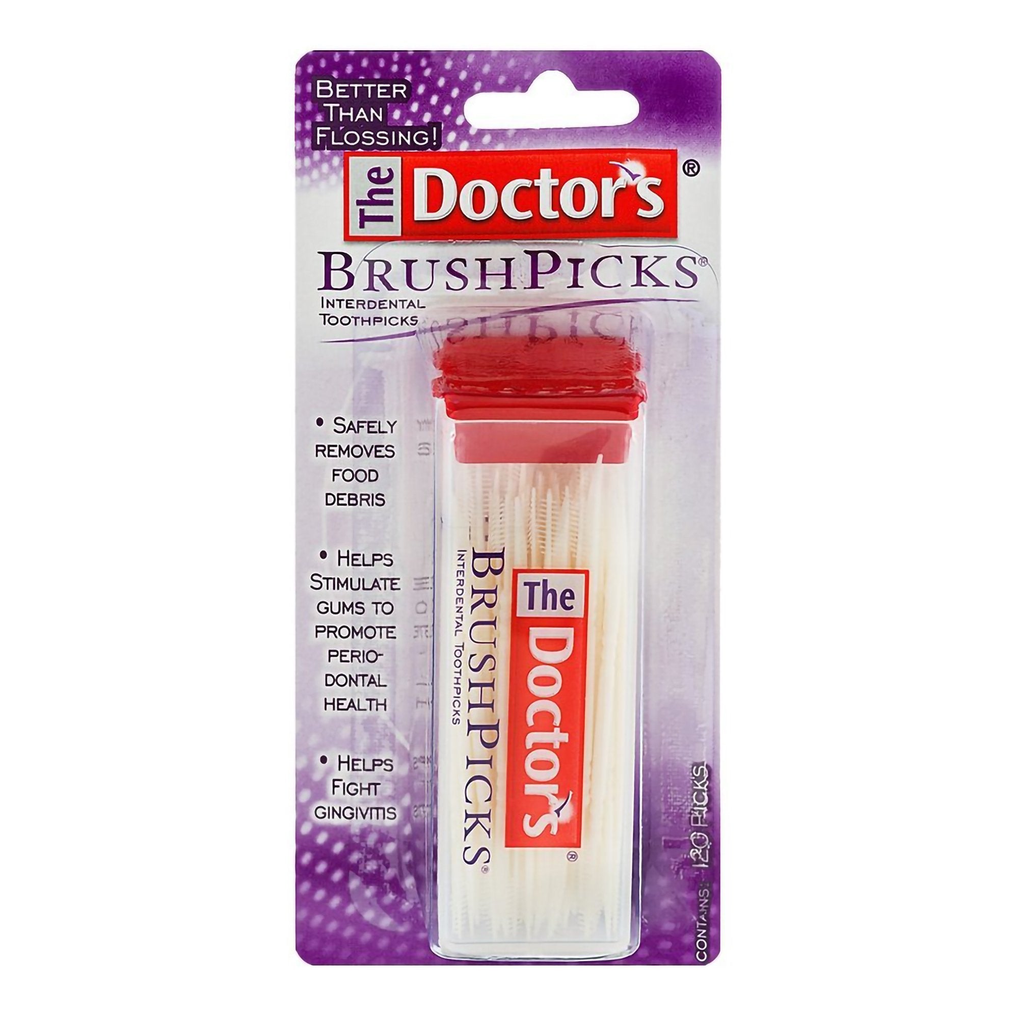 Interdental Toothpick Doctor's® BrushPicks® Unflavored 04203741112