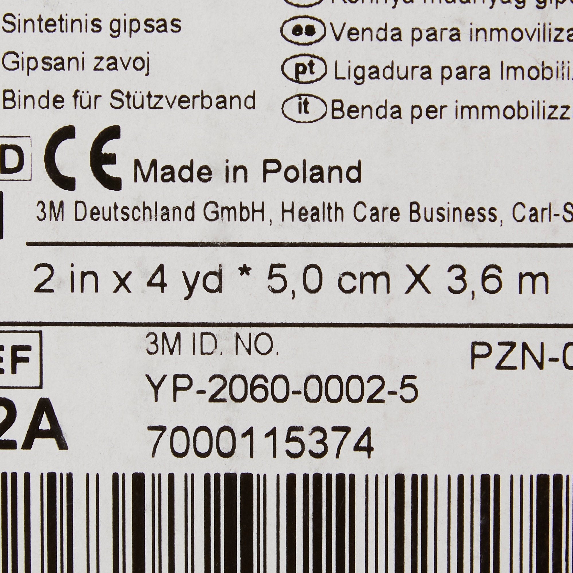 3M™ Scotchcast™ Plus Black Cast Tape, 2 Inch x 4 Yard 82002A