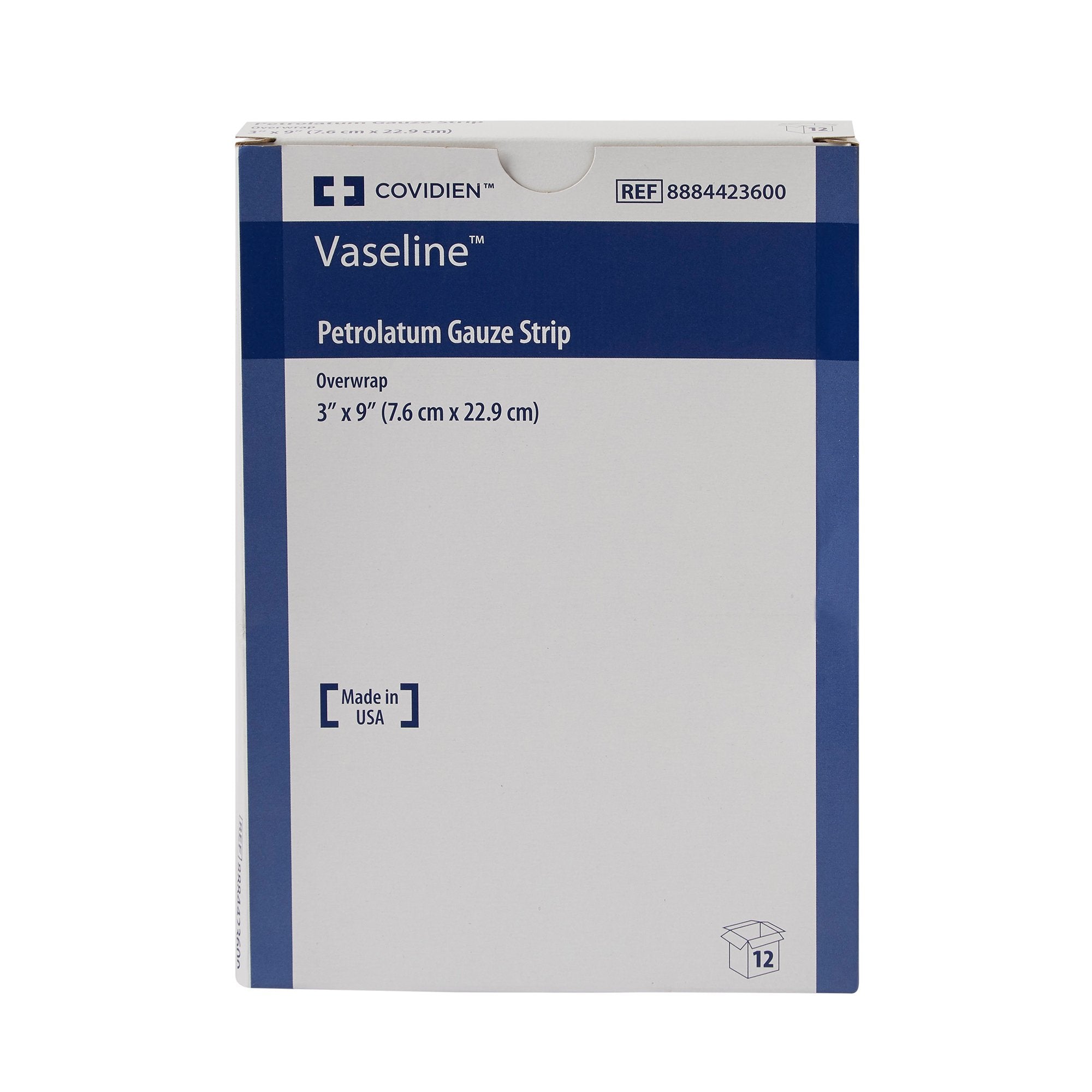 Vaseline® Petrolatum Impregnated Dressing, 3 x 9 Inch 8884423600