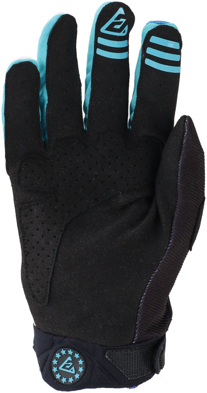 Answer 24 Peak Flo Gloves Black/Blue/White - XS 442788