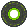 Ricta Clouds Transparent Black/Green 55mm 78a Skateboard Wheels