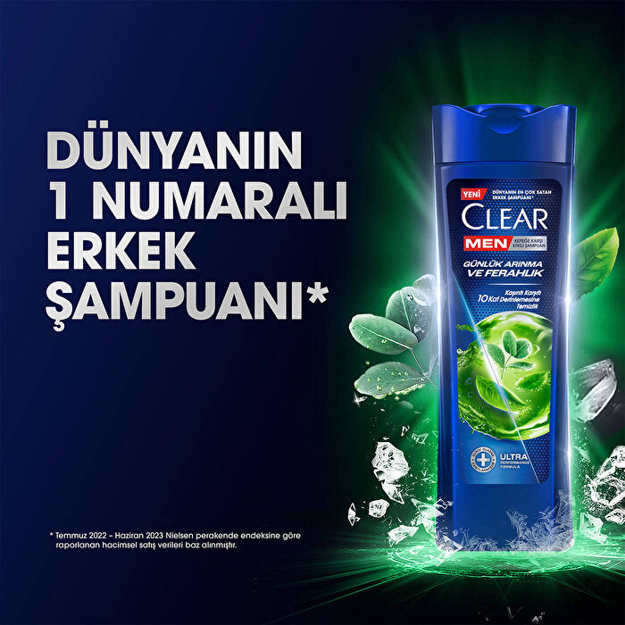 Clear Men Shampoo - Oil Control Formula | 13.5 fl oz