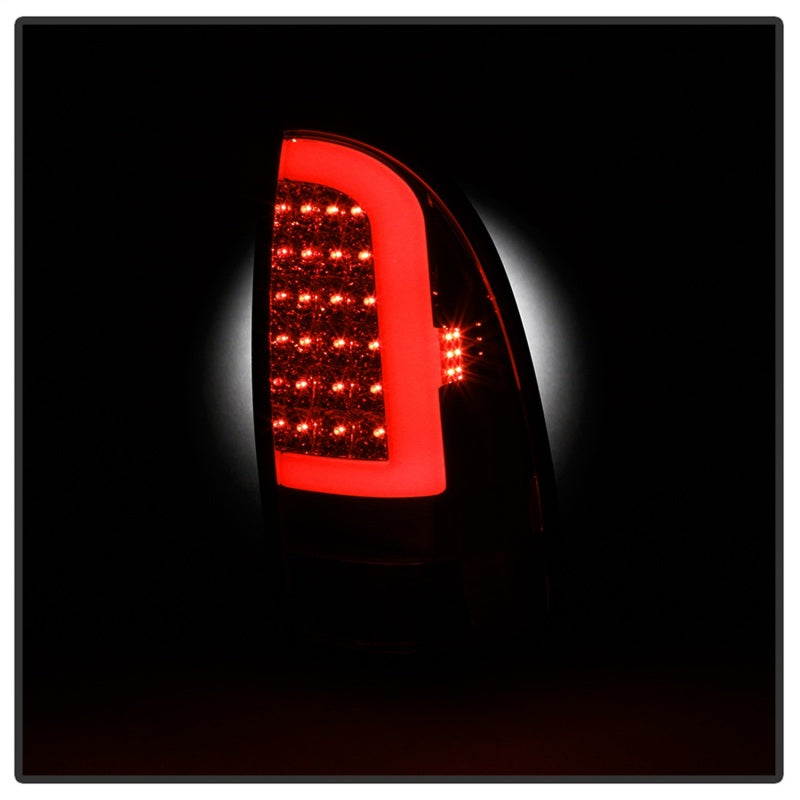 SPYDER xTune 05-15 Toyota Tacoma (Excl Models w/LED) Light Bar LED Tail Lights -Chrm (ALT-ON-TT05-LBLED-C) 5082114
