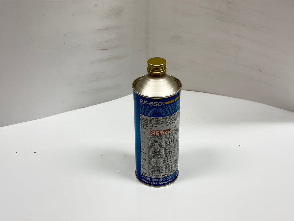 Endless RF‑650 Racing Brake Fluid 500 mL - 613°F Dry Boiling Point, Motorsport Grade RF650