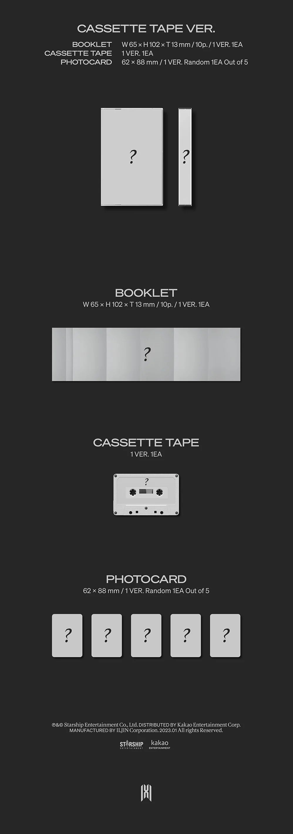 MONSTA X 12Th Mini Album - Reason