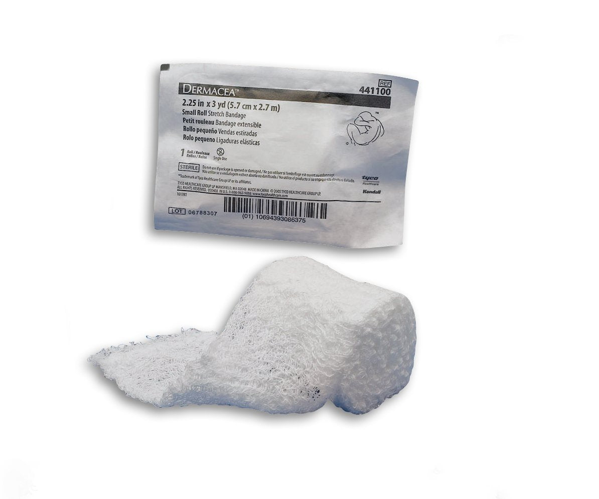 Dermacea™ Sterile Fluff Bandage Roll, 2-1/4 Inch x 3 Yard, 6-Ply 441100