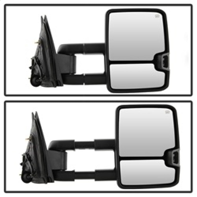 SPYDER xTune Chevy Silverado 14-16 Heated Amber LED Signal Mirror Chrome MIR-CSIL14S-G3C-PWH-AM-SET 9936777