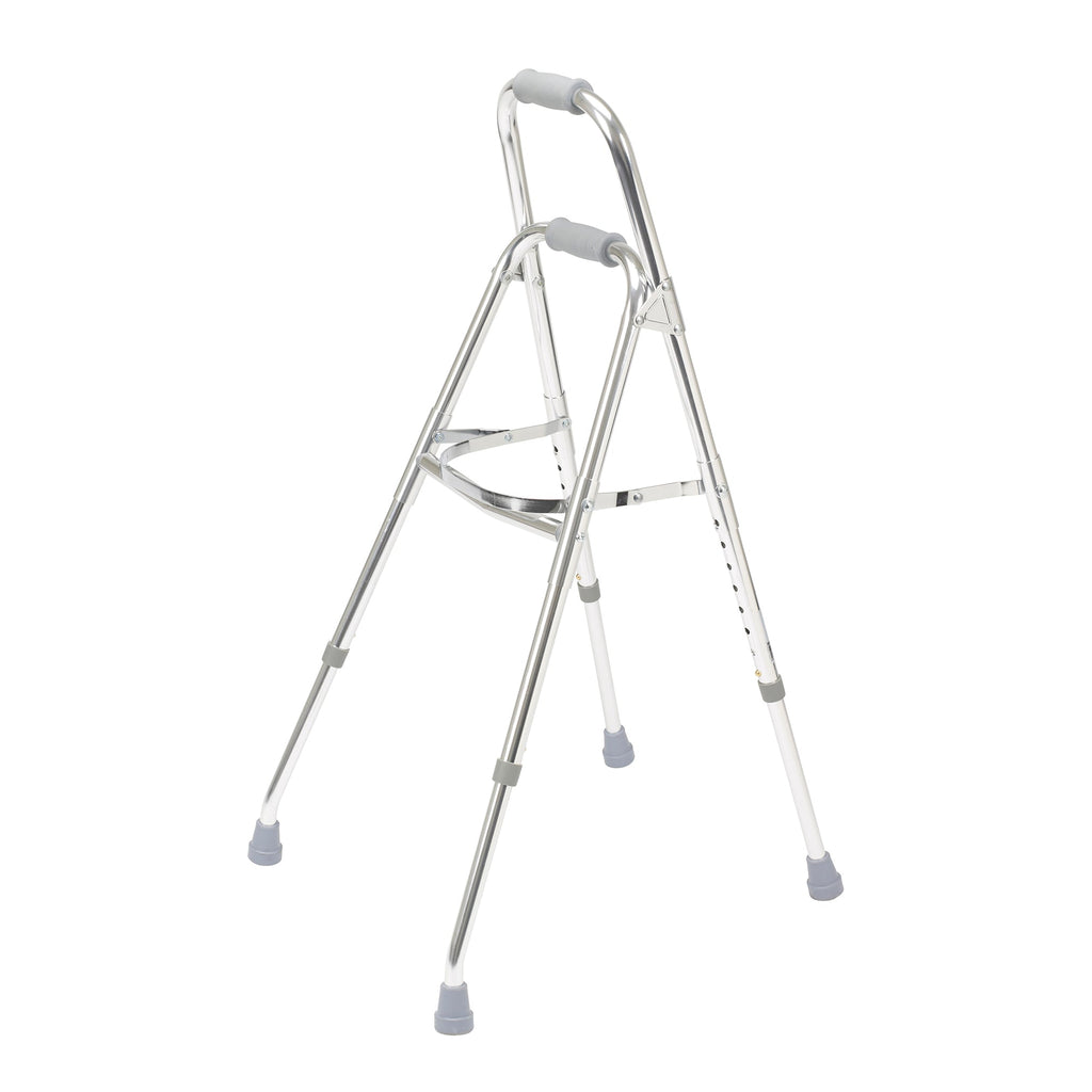 One-Handed Folding Side Walker Cane - 300lb Capacity, Lightweight 4lb Support
