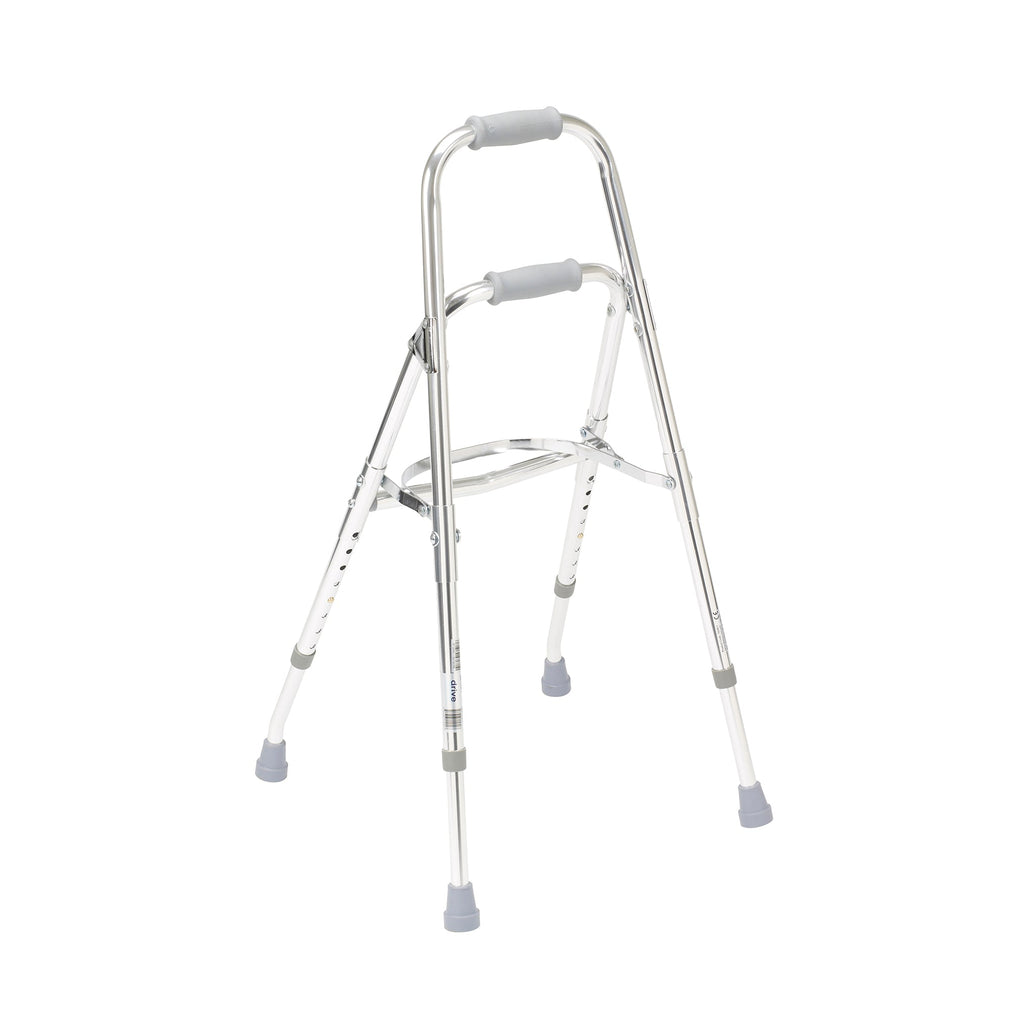 One-Handed Folding Side Walker Cane - 300lb Capacity, Lightweight 4lb Support