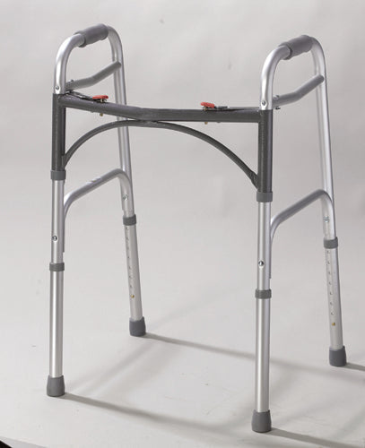 Easy-Release Folding Walker for Adults, Lightweight & Adjustable Height