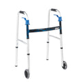Walker Folding Trigger Release Junior with 5" Wheels - Lightweight Aluminum, 350 lbs Capacity
